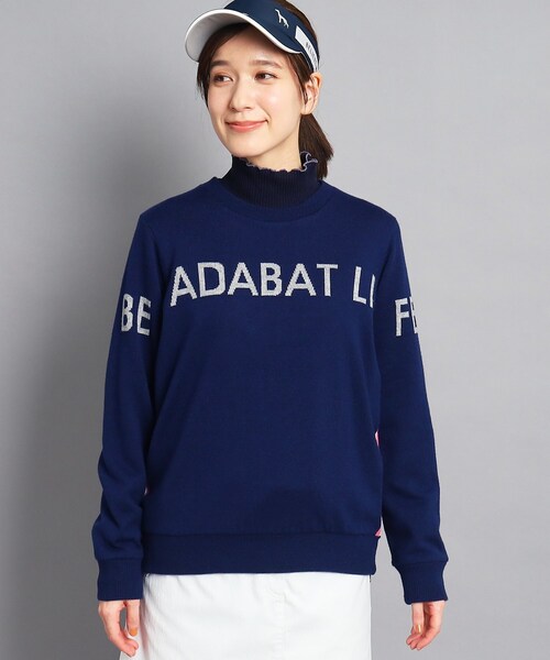 adabat(アダバット)の「◆【手洗い可】 リバーシブル クルーネックセーター(ニット/セーター・レディース・ネイビー/オフホワイト・38/40/36/42)」の18枚目の写真