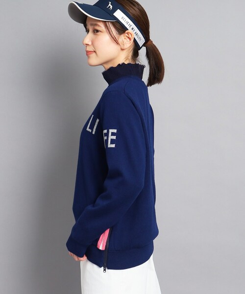 adabat(アダバット)の「◆【手洗い可】 リバーシブル クルーネックセーター(ニット/セーター・レディース・ネイビー/オフホワイト・38/40/36/42)」の16枚目の写真