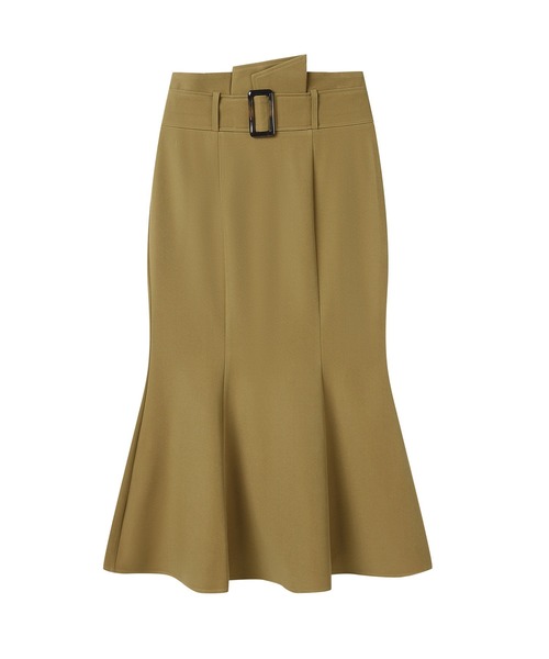 SAISON DE PAPILLON（セゾンドパピヨン）の「ハイウエストマーメイドスカート（スカート・レディース・ブラック/ブラウン/アイボリー/ライトブラウン・S/M/L）」の9枚目の写真