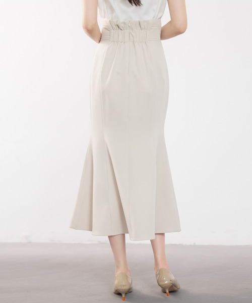 SAISON DE PAPILLON（セゾンドパピヨン）の「ハイウエストマーメイドスカート（スカート・レディース・ブラック/ブラウン/アイボリー/ライトブラウン・S/M/L）」の18枚目の写真