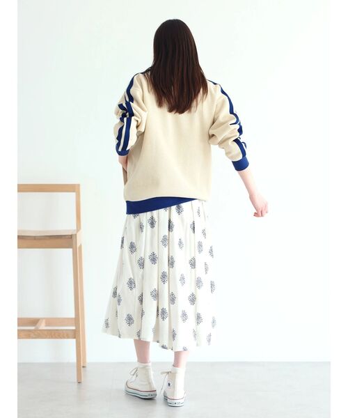 CRAFT STANDARD BOUTIQUE(クラフトスタンダードブティック)の「【ユニセックス】ハーフジップラインスウェット(スウェット・レディース・オレンジ/ベージュ/アイボリー/ブラック・L/M/XL)」の19枚目の写真