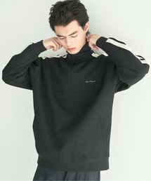【ユニセックス】ハーフジップラインスウェット