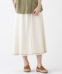 リブ切替ピグメントスカート