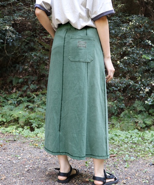 KRIFF MAYER Lady's Collection(クリフメイヤーレディースコレクション)の「リブ切替ピグメントスカート(スカート・レディース・ナチュラル/チャコール/レッド/グリーン/イエロー・MEDIUM/LARGE)」の14枚目の写真