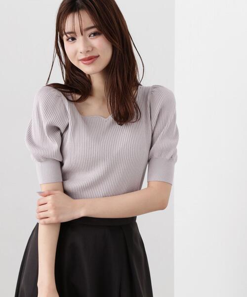 HIDOLATRAL THEODOL ハート胸空きニット GRAY ハート胸空きニット》GRAY | HIDOLATRAL THEODOL