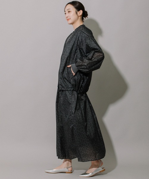 Munich(ミューニック)の「レオパードプリント7Dナイロンリップストップブルゾン(ミリタリージャケット・レディース・ライトグレー/ブラウン/ダークグレー・S)」の18枚目の写真