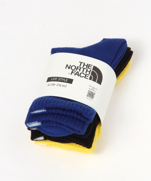 THE NORTH FACE（ザノースフェイス）の「【THE NORTH FACE(ザノースフェイス)】ロゴ3Pソックス（KIDS）（ソックス/靴下・キッズ・その他1/その他2・MEDIUM/LARGE）」の8枚目の写真