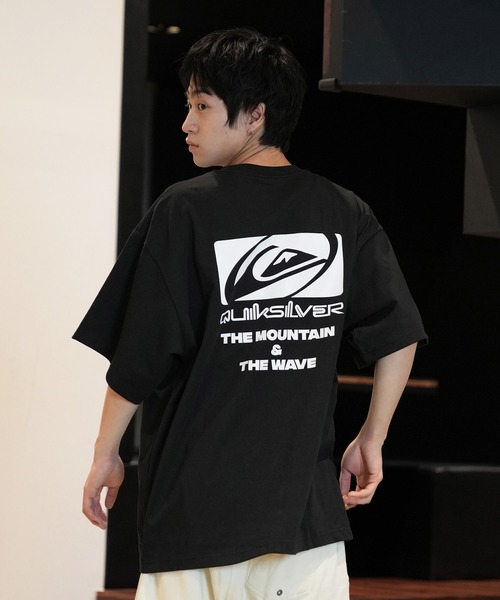 Quiksilver（クイックシルバー）の「【ムラサキスポーツ限定】QUIKSILVER/クイックシルバー 半袖Tシャツ/バックプリントTee オーバーサイズ QST242614M（Tシャツ/カットソー・メンズ・ホワイト×レッド/ホワイト×ブラック/ブラック×ホワイト・M/L）」の18枚目の写真