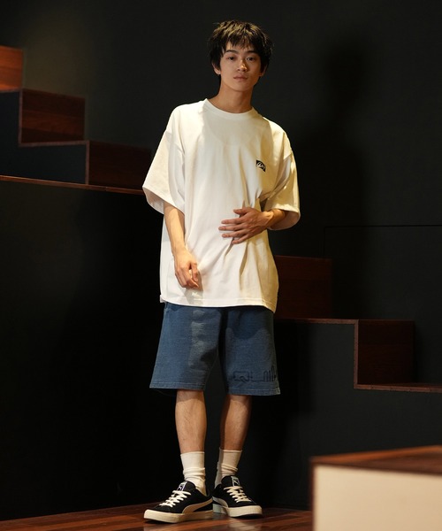Quiksilver（クイックシルバー）の「【ムラサキスポーツ限定】QUIKSILVER/クイックシルバー 半袖Tシャツ/バックプリントTee オーバーサイズ QST242614M（Tシャツ/カットソー・メンズ・ホワイト×レッド/ホワイト×ブラック/ブラック×ホワイト・M/L）」の14枚目の写真