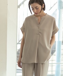 OPAQUE.CLIP | ≪7color/SS-LLsize≫ スキッパーブラウス/セットアップ対応【防シワ/洗濯機洗い可】(シャツ/ブラウス)