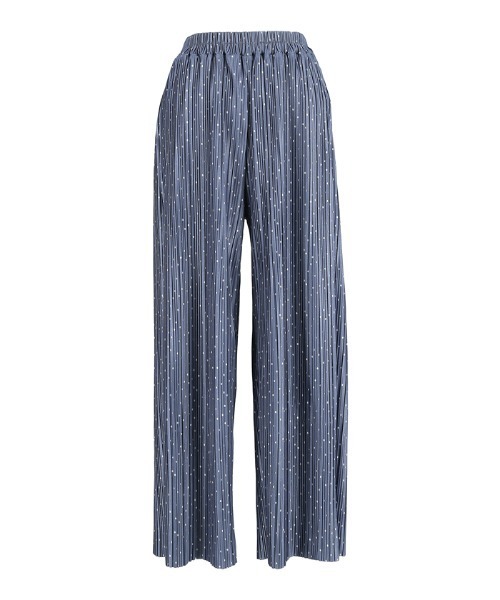 coca(coca)(コカ)の「ドット柄プリーツパンツ/カットオフ可能(その他パンツ・レディース・ダークブルー/ブラック・SHORT/LONG)」の13枚目の写真