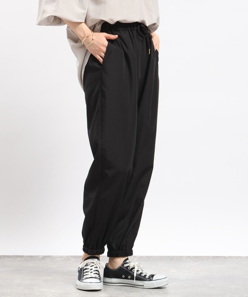 GLOBAL WORK Smile Seed Store（グローバルワーク スマイルシードストア）の「軽やかイージージョグパンツ/987274（その他パンツ・レディース・ベージュ/チャコール/カーキ/ブラック・X-LARGE/LARGE/MEDIUM/SMALL）」の10枚目の写真