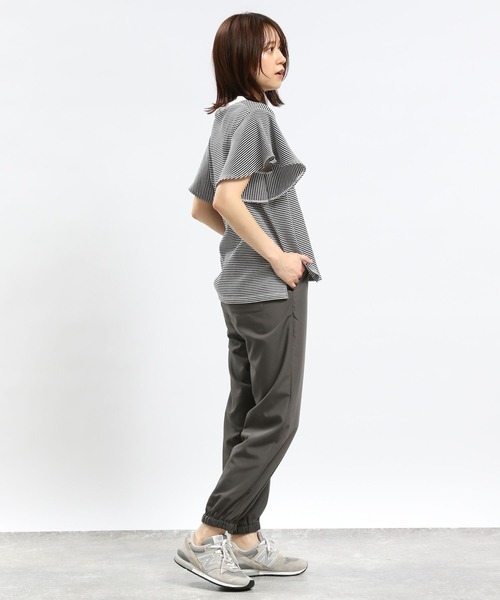 GLOBAL WORK Smile Seed Store（グローバルワーク スマイルシードストア）の「軽やかイージージョグパンツ/987274（その他パンツ・レディース・ベージュ/チャコール/カーキ/ブラック・X-LARGE/LARGE/MEDIUM/SMALL）」の13枚目の写真