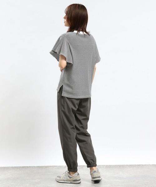 GLOBAL WORK Smile Seed Store（グローバルワーク スマイルシードストア）の「軽やかイージージョグパンツ/987274（その他パンツ・レディース・ベージュ/チャコール/カーキ/ブラック・X-LARGE/LARGE/MEDIUM/SMALL）」の14枚目の写真