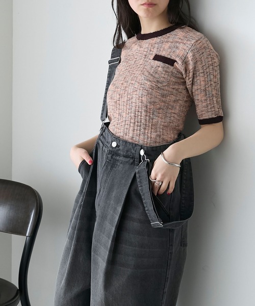 楽天市場】切り替え ニット セーター レディース S M L 長袖