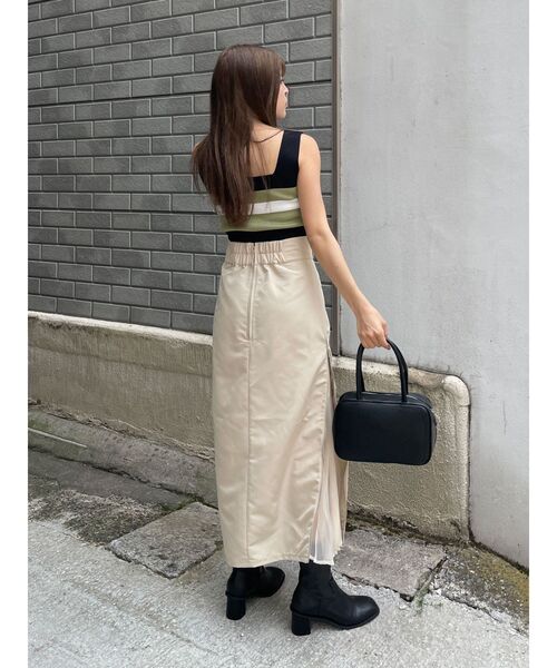 MURUA(ムルーア)の「クロップトスクエアニットタンク(ニット/セーター・レディース・ホワイト/ブラック/ブルー/その他1/その他2・FREE)」の7枚目の写真