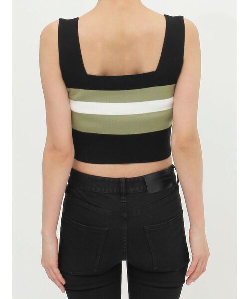 MURUA(ムルーア)の「クロップトスクエアニットタンク(ニット/セーター・レディース・ホワイト/ブラック/ブルー/その他1/その他2・FREE)」の13枚目の写真