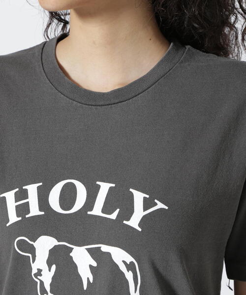 MIXTA（ミクスタ）の「MIXTA/ミクスタ CREW NECK HOLY Tシャツ（Tシャツ/カットソー・レディース・ブラック・SMALL）」の6枚目の写真