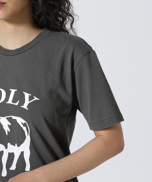 MIXTA（ミクスタ）の「MIXTA/ミクスタ CREW NECK HOLY Tシャツ（Tシャツ/カットソー・レディース・ブラック・SMALL）」の7枚目の写真