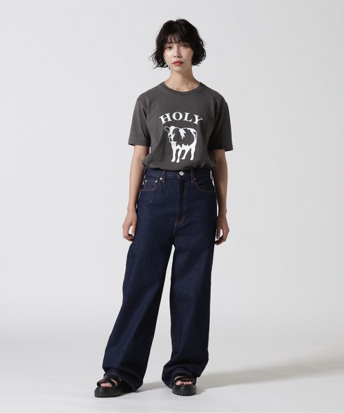 MIXTA（ミクスタ）の「MIXTA/ミクスタ CREW NECK HOLY Tシャツ（Tシャツ/カットソー・レディース・ブラック・SMALL）」の14枚目の写真