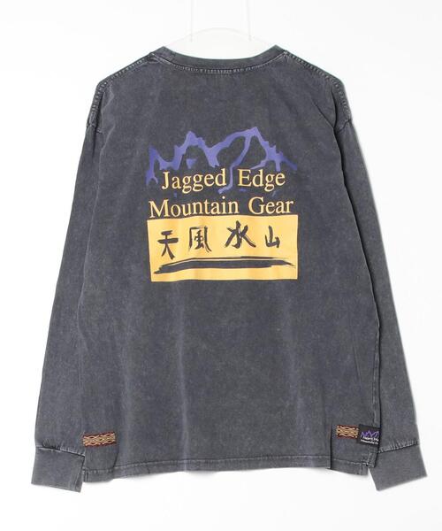 BEAVER（ビーバー）の「Jagged Edge Mountain Gear/ジャギッドエッジマウンテンギア　”天風水山” PRINT L/S TEE（Tシャツ/カットソー・メンズ・その他3/ブラック・M/L）」の4枚目の写真