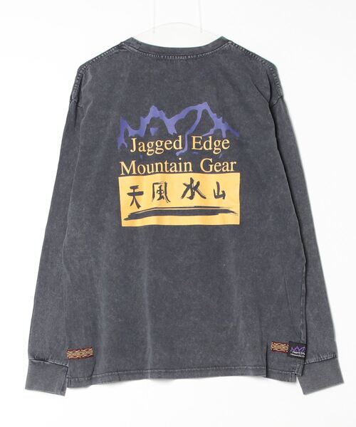 BEAVER（ビーバー）の「Jagged Edge Mountain Gear/ジャギッドエッジマウンテンギア　”天風水山” PRINT L/S TEE（Tシャツ/カットソー・メンズ・その他3/ブラック・M/L）」の2枚目の写真