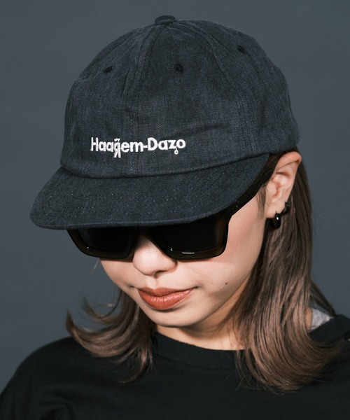 RePRODUCTION LABEL（リプロダクションレーベル）の「【ユニセックス】【RePRODUCTION LABEL / リプロダクションレーベル】ピグメント刺繍キャップ（キャップ・レディース・グリーン/アイボリー/チャコールグレー/ブルー・FREE）」の2枚目の写真