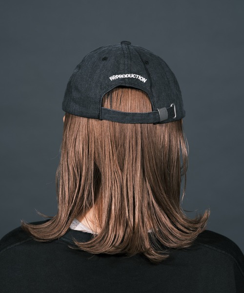 RePRODUCTION LABEL（リプロダクションレーベル）の「【ユニセックス】【RePRODUCTION LABEL / リプロダクションレーベル】ピグメント刺繍キャップ（キャップ・レディース・グリーン/アイボリー/チャコールグレー/ブルー・FREE）」の15枚目の写真