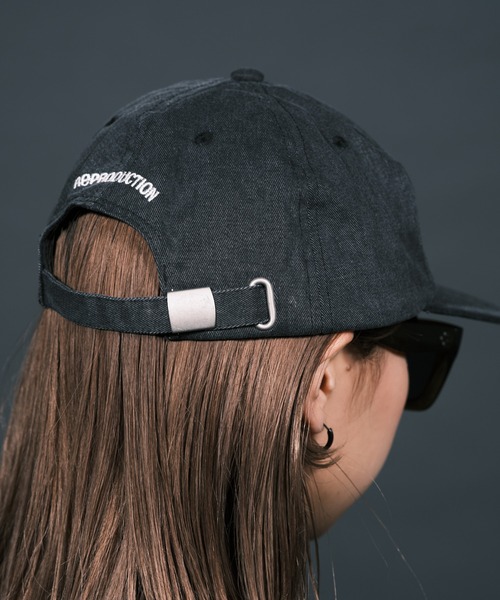 RePRODUCTION LABEL（リプロダクションレーベル）の「【ユニセックス】【RePRODUCTION LABEL / リプロダクションレーベル】ピグメント刺繍キャップ（キャップ・レディース・グリーン/アイボリー/チャコールグレー/ブルー・FREE）」の16枚目の写真