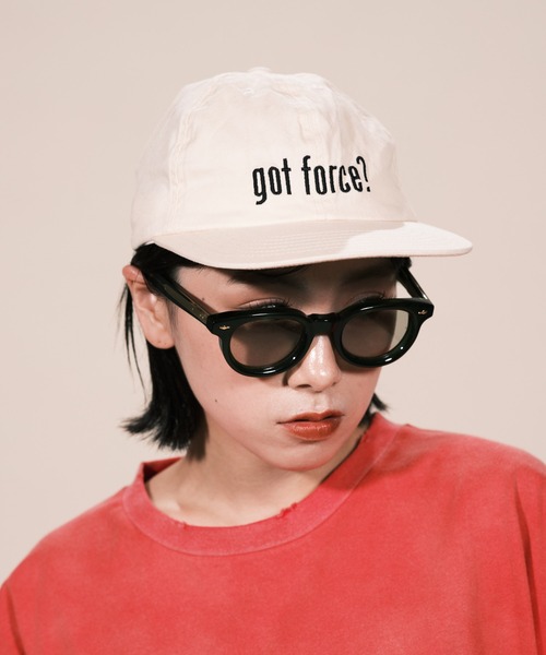 RePRODUCTION LABEL（リプロダクションレーベル）の「【ユニセックス】【RePRODUCTION LABEL / リプロダクションレーベル】ピグメント刺繍キャップ（キャップ・レディース・グリーン/アイボリー/チャコールグレー/ブルー・FREE）」の8枚目の写真