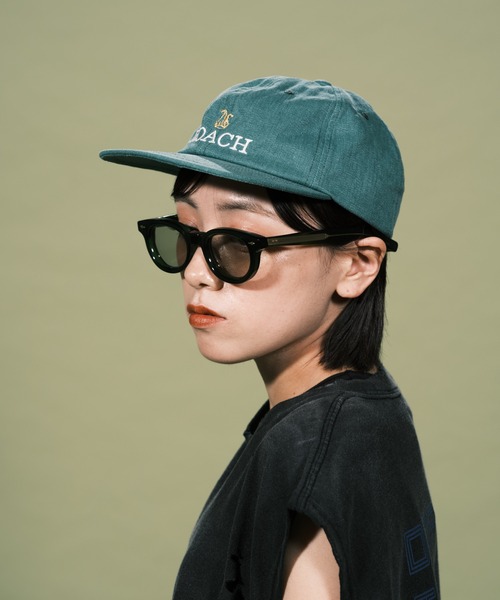 RePRODUCTION LABEL（リプロダクションレーベル）の「【ユニセックス】【RePRODUCTION LABEL / リプロダクションレーベル】ピグメント刺繍キャップ（キャップ・レディース・グリーン/アイボリー/チャコールグレー/ブルー・FREE）」の18枚目の写真