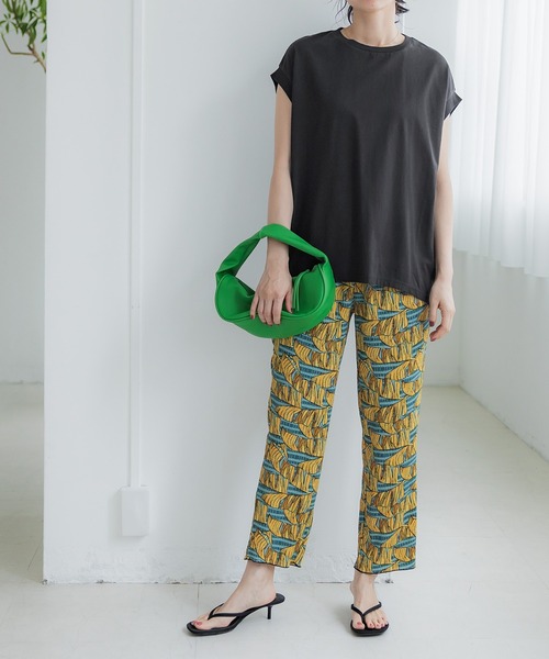 coca（coca）（コカ）の「バックタックカットソーチュニック（Tシャツ/カットソー・レディース・チャコール/ブラック/ホワイト・M/L）」の10枚目の写真