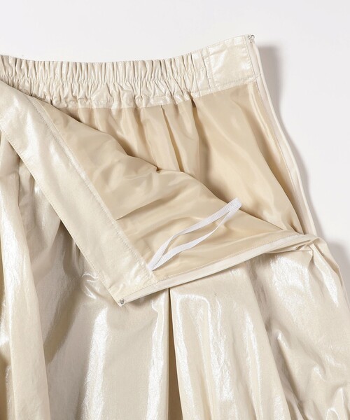 Ray BEAMS（レイビームス）の「Ray BEAMS / グロッシー ギャザー スカート（スカート・レディース・ブラック/ホワイト系その他6・1/0）」の13枚目の写真