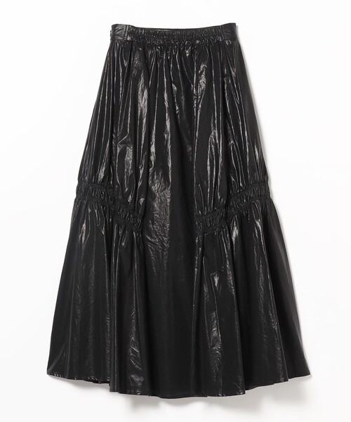 Ray BEAMS（レイビームス）の「Ray BEAMS / グロッシー ギャザー スカート（スカート・レディース・ブラック/ホワイト系その他6・1/0）」の18枚目の写真