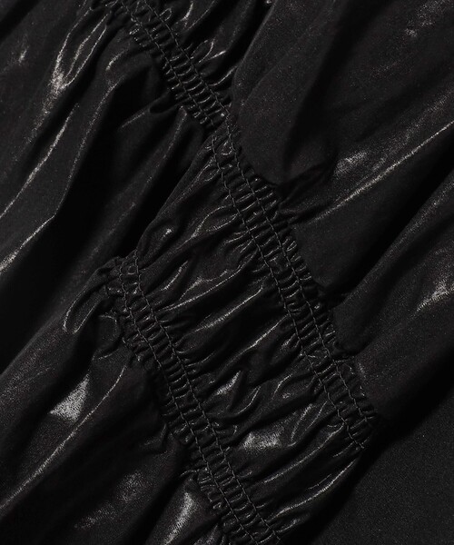 Ray BEAMS（レイビームス）の「Ray BEAMS / グロッシー ギャザー スカート（スカート・レディース・ブラック/ホワイト系その他6・1/0）」の19枚目の写真
