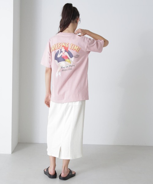 Tシャツ・カットソー [Gila Archive] PIN UP GIRL CROP T-SHIRT_BK GL25SUTP01BK Amazon | ミリタリーピンナップガール。 Tシャツ | Tシャツ