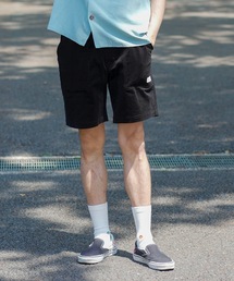 WALK SHORTS/BANKS(バンクス)スタンダードシルエットワンポイントブランドロゴベイカーショートパンツ