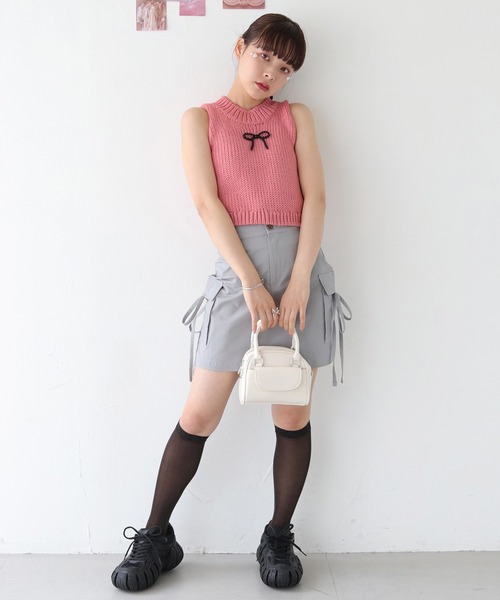 nomnom(ノムノム)の「【nomnom】ボストンミニショルダーバッグ(ショルダーバッグ・レディース・ダークブラウン/アイボリー/ブラック・FREE)」の22枚目の写真