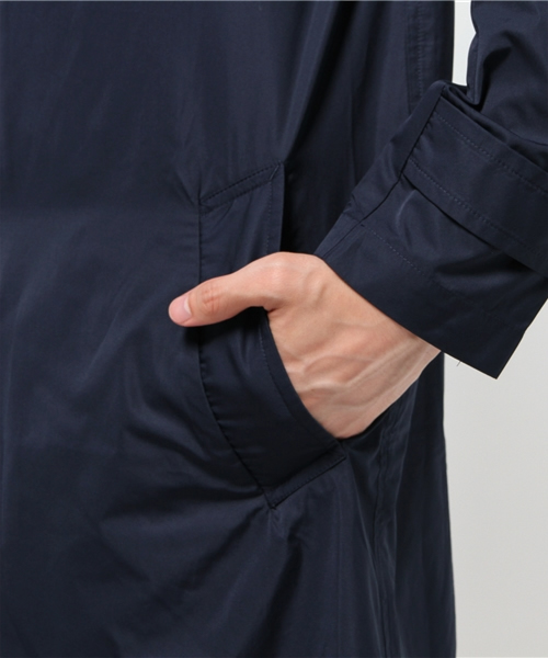 WEGO（ウィゴー）の「WEGO/ライトステンカラーコート（ステンカラーコート・メンズ・ネイビー/ワイン・MEDIUM/LARGE）」の7枚目の写真