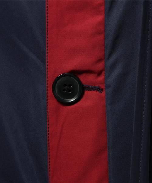 WEGO（ウィゴー）の「WEGO/ライトステンカラーコート（ステンカラーコート・メンズ・ネイビー/ワイン・MEDIUM/LARGE）」の8枚目の写真