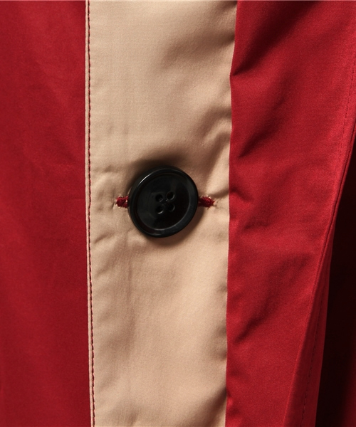 WEGO（ウィゴー）の「WEGO/ライトステンカラーコート（ステンカラーコート・メンズ・ネイビー/ワイン・MEDIUM/LARGE）」の4枚目の写真