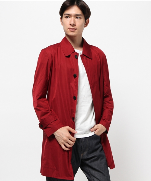 WEGO（ウィゴー）の「WEGO/ライトステンカラーコート（ステンカラーコート・メンズ・ネイビー/ワイン・MEDIUM/LARGE）」の14枚目の写真