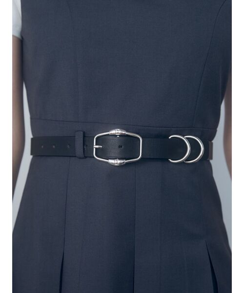 EMODA（エモダ）の「スクエアロゴバックルベルト（ベルト・レディース・ブラック/ブラウン・FREE）」の4枚目の写真