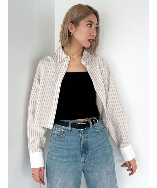 EMODA（エモダ）の「スクエアロゴバックルベルト（ベルト・レディース・ブラック/ブラウン・FREE）」の6枚目の写真