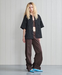H BEAUTY&YOUTH レースショートスリーブシャツ BEAUTY&YOUTH UNITED ARROWS（ビューティーアンドユース