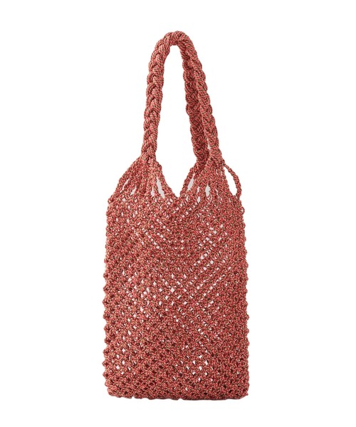 BALI WERKSTATTE(バリワークスタット)の「BALI WERKSATTE / large rope bag(ラージロープバッグ)(ハンドバッグ・レディース・オレンジ/ブルー・FREE)」の2枚目の写真