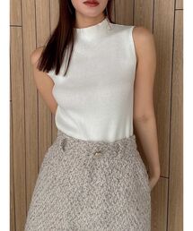 dazzlin | ラメニットノースリトップス(ニット/セーター)