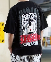 【unisex】ガールズイラスト Tシャツ / オーバーサイズTシャツ ビッグシルエット メンズ レディース