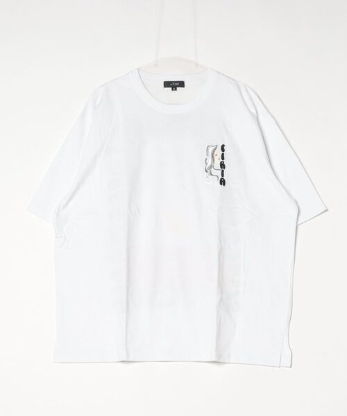 1111clothing(ワンフォークロージング)の「【unisex】ガールズイラスト Tシャツ / オーバーサイズTシャツ ビッグシルエット メンズ レディース(Tシャツ/カットソー・メンズ・ホワイト/ブラック・ONESIZE(M))」の19枚目の写真