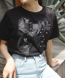 INCEDE | グログランリボン Tシャツ(Tシャツ/カットソー)